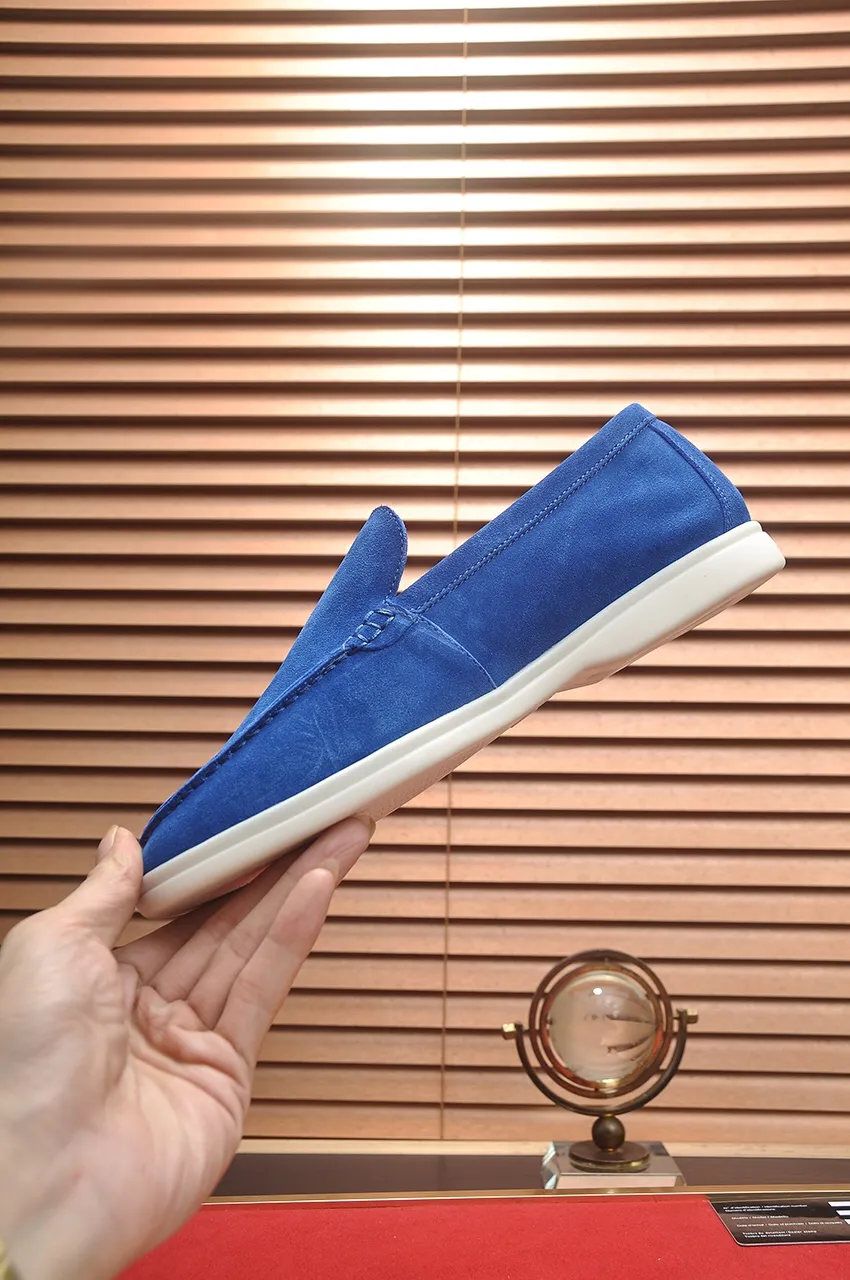 Men's shoes 💰400💶[𝐥𝐨𝐫𝐨 𝐏𝐢𝐚𝐧𝐚] [Couple model] High-end quality, affordable price, LP classic loafers, Italian treasure brand, the only brand that can match Hermès! Only after wearing it do we know that we can’t live up to our feet. Women’s code: 35-40 (customized sizes 34, 41, 42 are non-returnable) Men’s code: 38-44 (customized 45, 46, 47, 48 are non-refundable) Fabric: Customized imported cashmere Lining: Customized imported fetal cowhide Foot: Imported benzene-dyed calfskin Outsole: Exclusive original glass rubber outsole